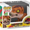 Jurassic Park POP! Movies Vinyl Figur Tiger Raptor 9 cm