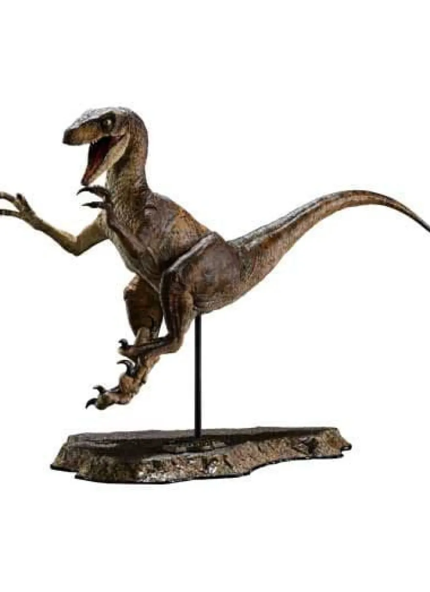 Jurassic Park Prime Collectibles Statue 1:10 Velociraptor Jump 21 cm