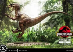 Jurassic Park Prime Collectibles Statue 1:10 Velociraptor Jump 21 cm