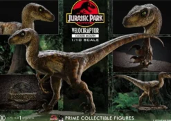 Jurassic Park Prime Collectibles Statue 1:10 Velociraptor Closed Mouth 19 cm