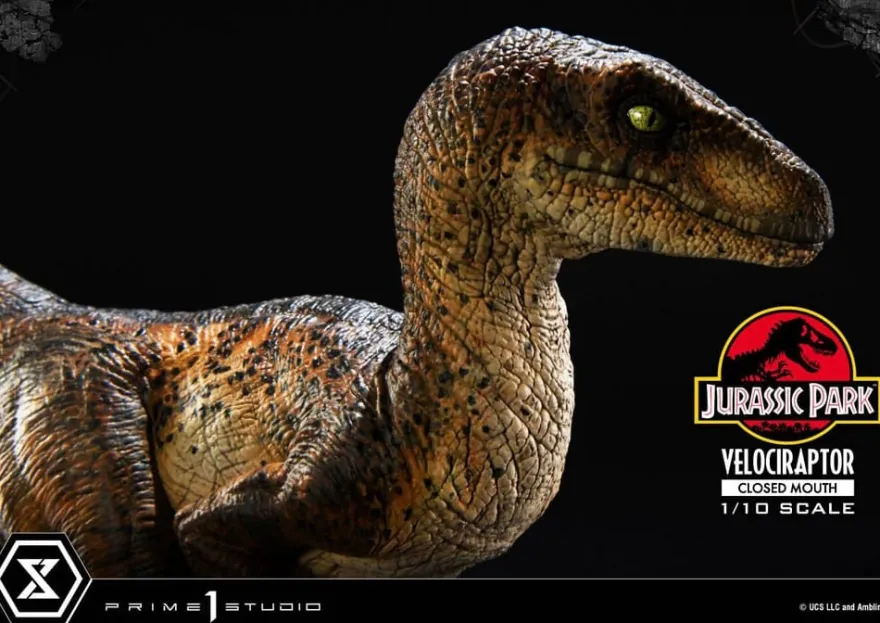 Jurassic Park Prime Collectibles Statue 1:10 Velociraptor Closed Mouth 19 cm