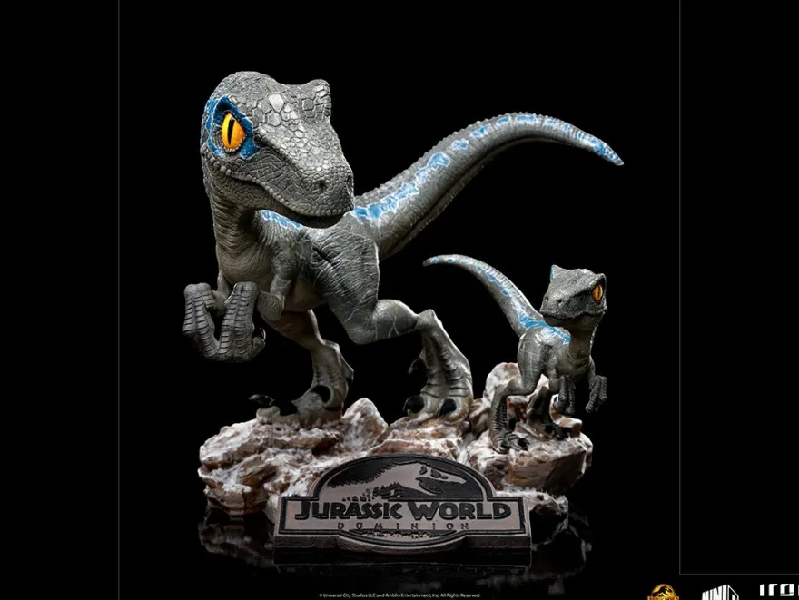 Jurassic World: Dominion Minico PVC Figur Blue & Beta