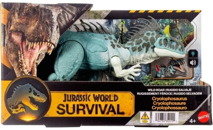 Jurassic World: Survival Actionfigur Wild Roar Cryolophosaurus 37 cm