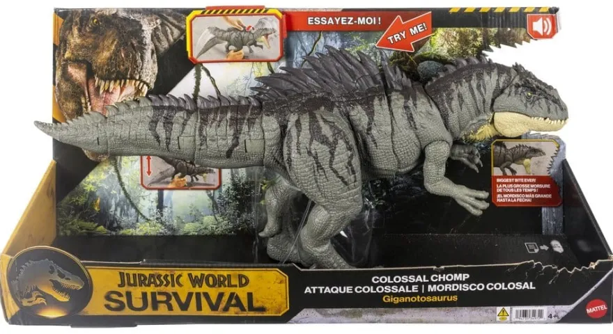 Jurassic World: Survival Actionfigur Colossal Chomp Giganotosaurus 71 cm