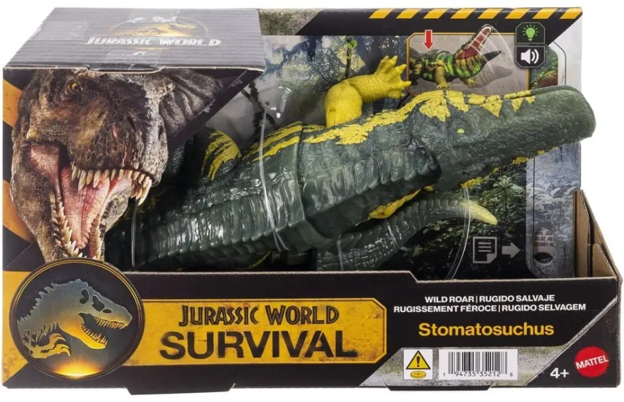 Jurassic World: Survival Actionfigur Wild Roar Stomatosuchus 37 cm
