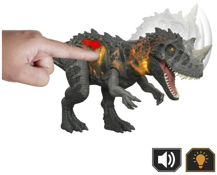 Jurassic World: Survival Actionfigur Wild Roar Ceratosaurus