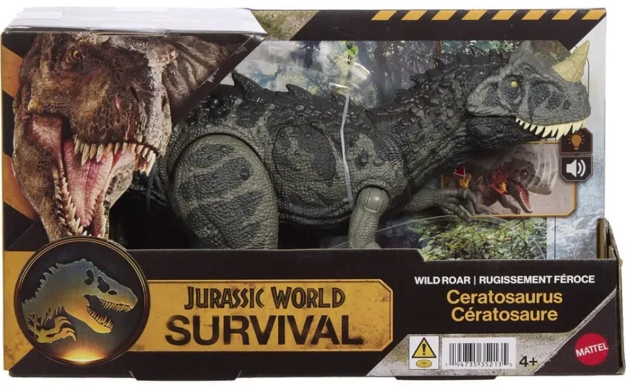 Jurassic World: Survival Actionfigur Wild Roar Ceratosaurus