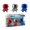 Justice League Funko Pop! Vinylfiguren Superman (Landing, Chrome) (3-Pack) Exclusive