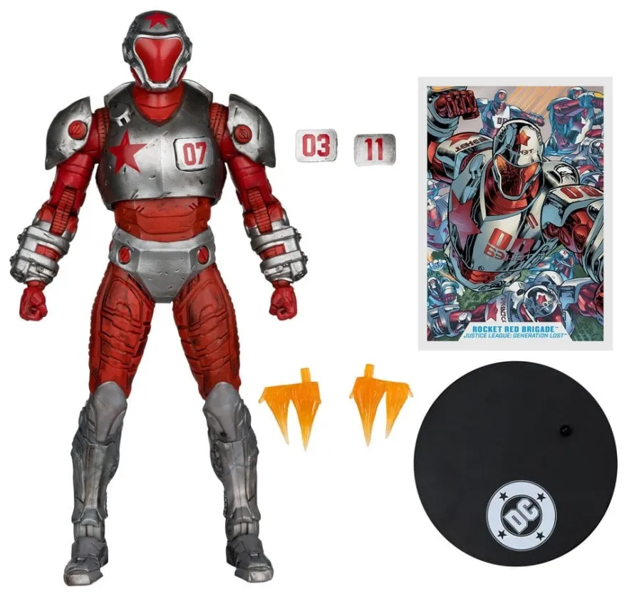 Justice League: Generation Lost DC Multiverse Actionfigur Rocket Red Brigade 18 cm