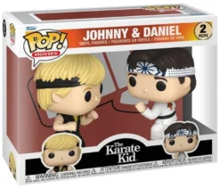 Karate Kid POP! Movies Vinyl Figuren 2er-Pack Johnny & Daniel 9 cm