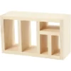 Kleines Regal aus Holz - 6 x 4 x 10 cm