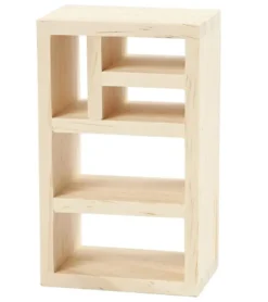 Kleines Regal aus Holz - 6 x 4 x 10 cm