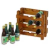 Kleines Weinregal aus Holz mit 9 Flaschen - 5,5 cm