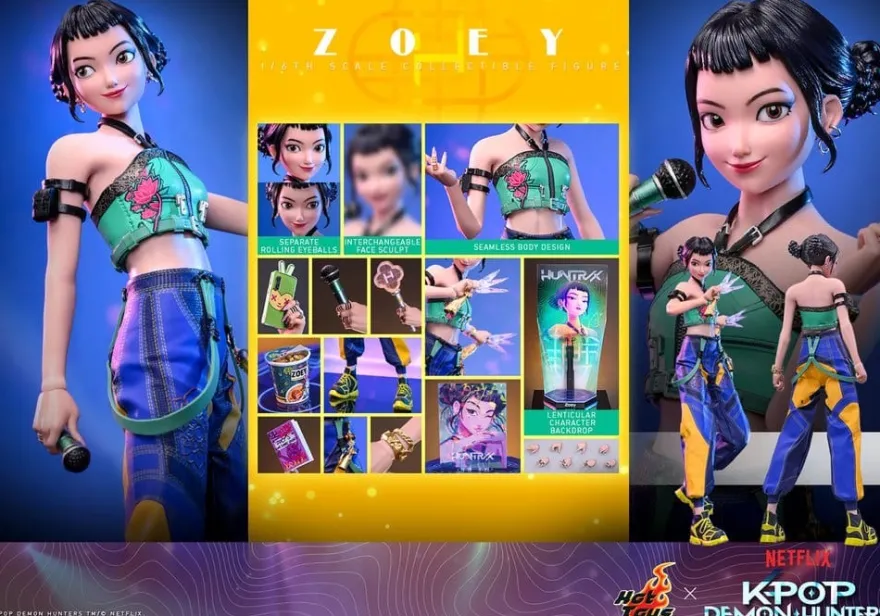 KPop Demon Hunters Actionfigur 1/6 Zoey 27 cm