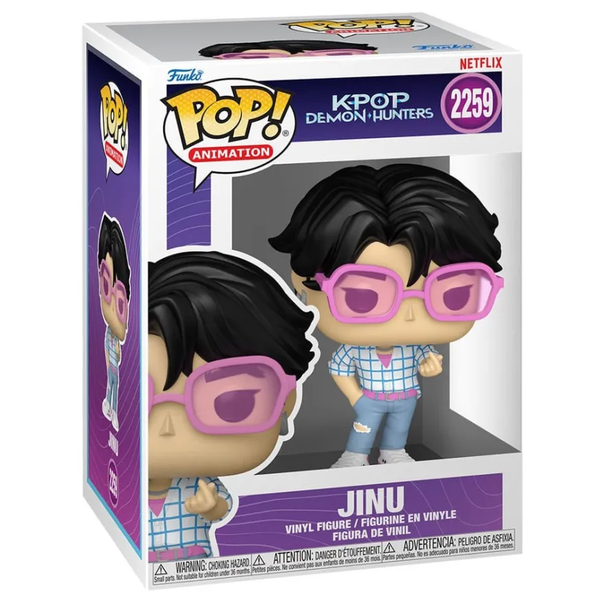 KPop Demon Hunters POP! Animation Vinyl Figur Jinu 9 cm