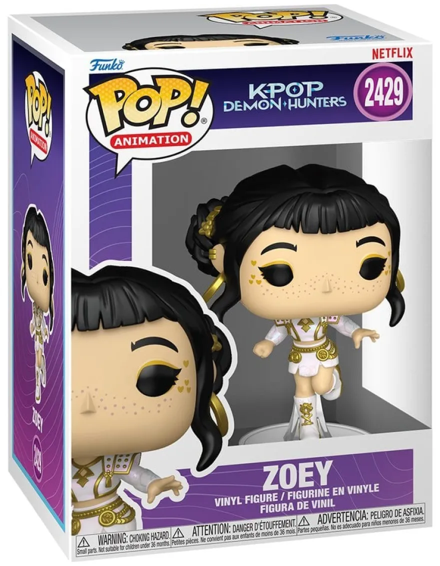 KPop Demon Hunters POP! Animation Vinyl Figur Zoey 9 cm