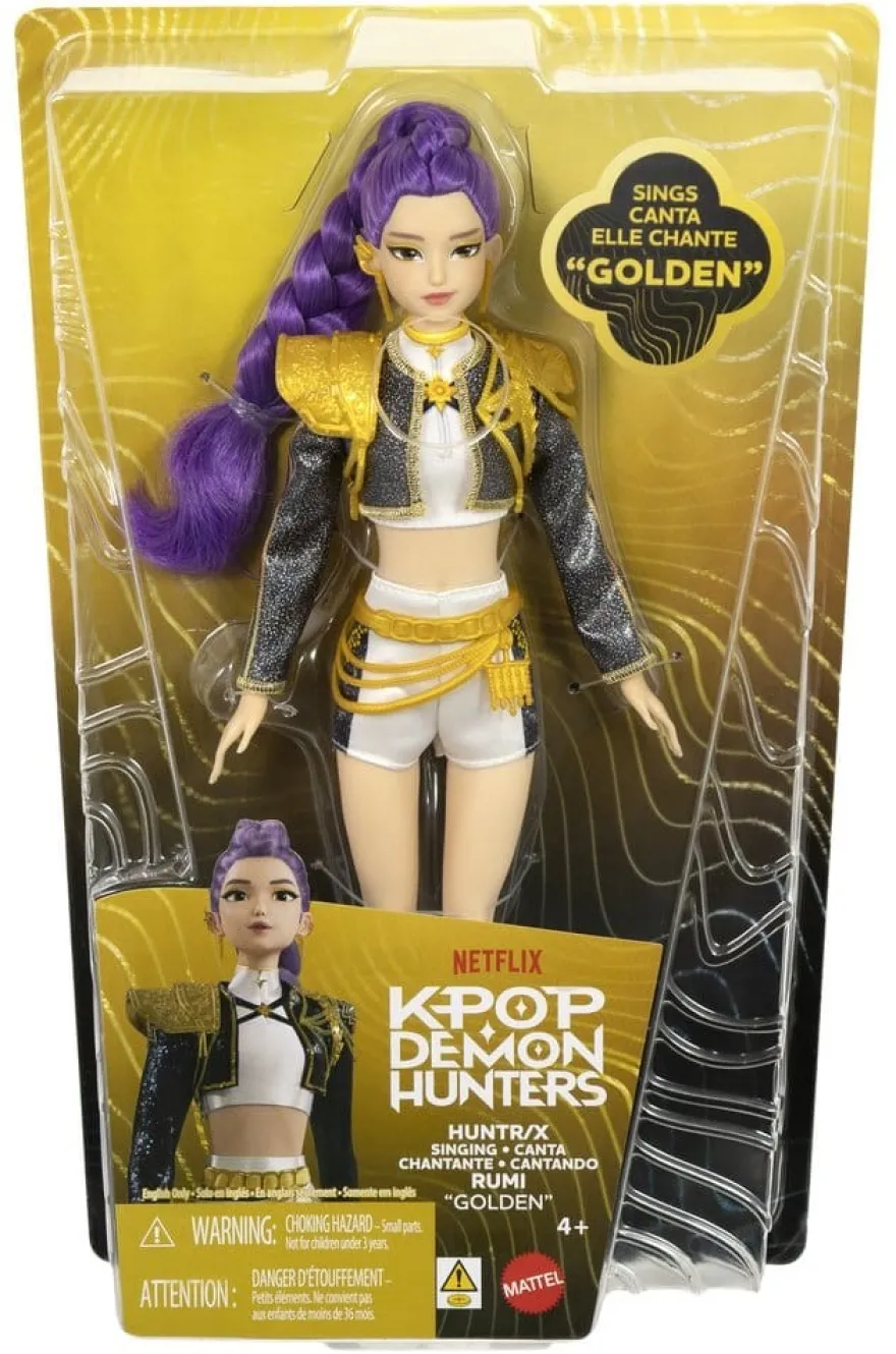 KPop Demon Hunters Singende Puppe Huntrix Rumi (Golden)