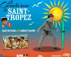 Le Gendarme De Saint-Tropez #1 Louis De Funes Est Ludovic Cruchot Cine-Mini PVC