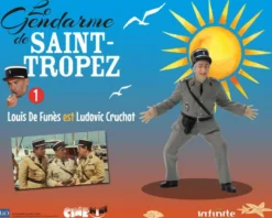 Le Gendarme De Saint-Tropez #1 Louis De Funes Est Ludovic Cruchot Cine-Mini PVC