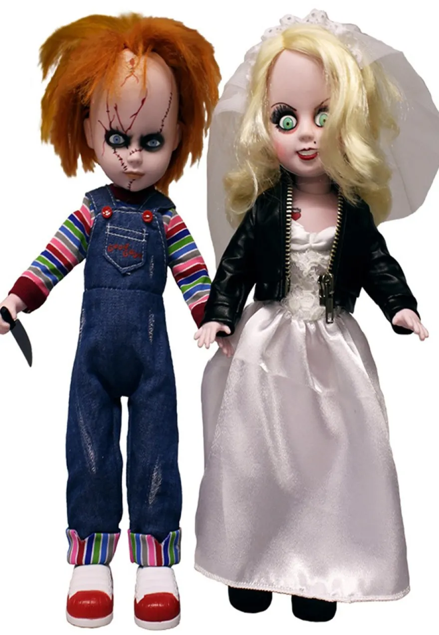 Living Dead Dolls Puppen Set Chucky & Tiffany 25 cm