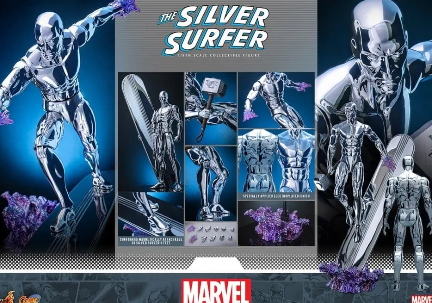 Marvel Actionfigur 1/6 Silver Surfer 32 cm