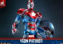 Marvel Comic Diecast Masterpiece Actionfigur 1/6 Iron Patriot Hot Toys Exclusive 32 cm