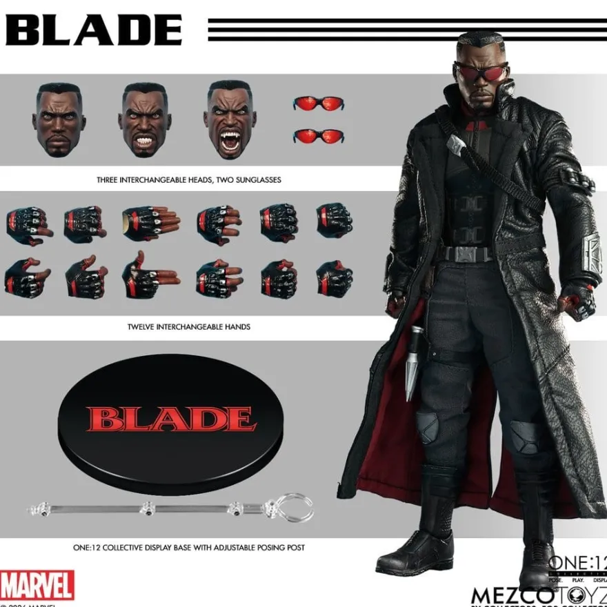 Marvel Comics One:12 Collective Actionfigur 1/12 Blade 17 cm