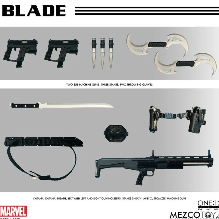 Marvel Comics One:12 Collective Actionfigur 1/12 Blade 17 cm