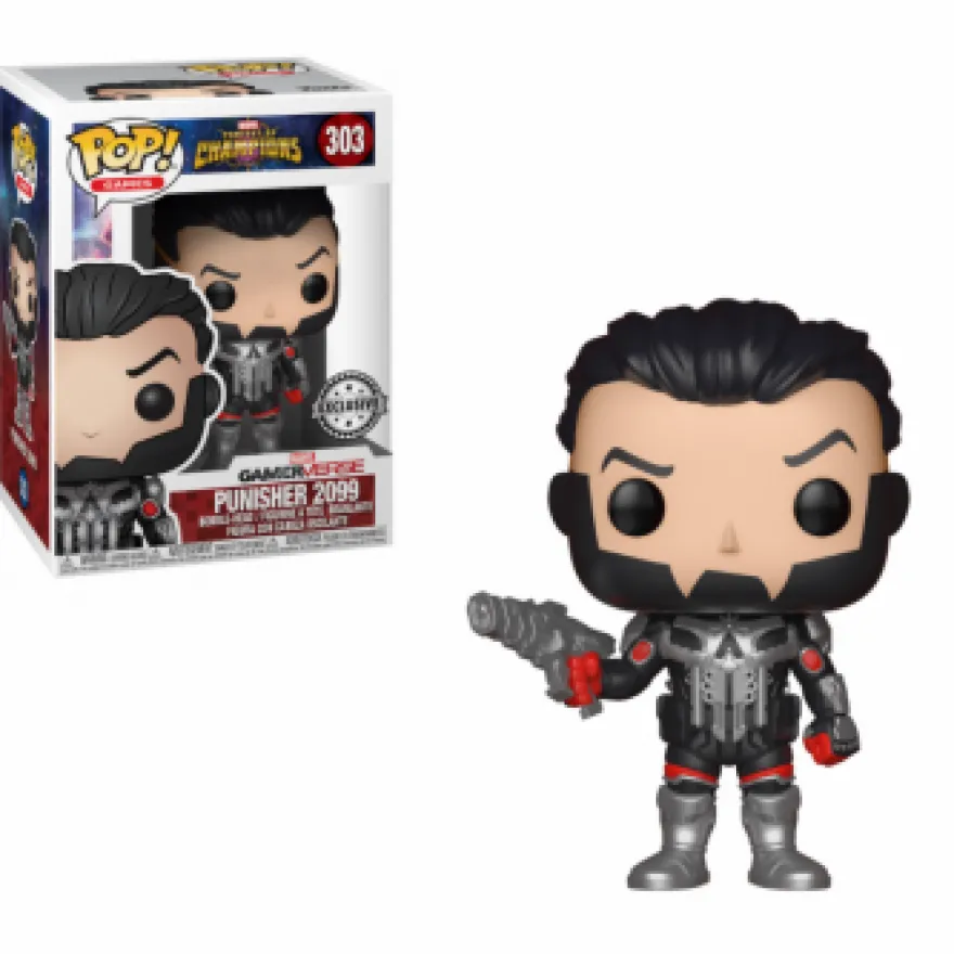 Marvel Contest of Champions Funko Pop! Vinylfigur Punisher 2099 303 Exclusive