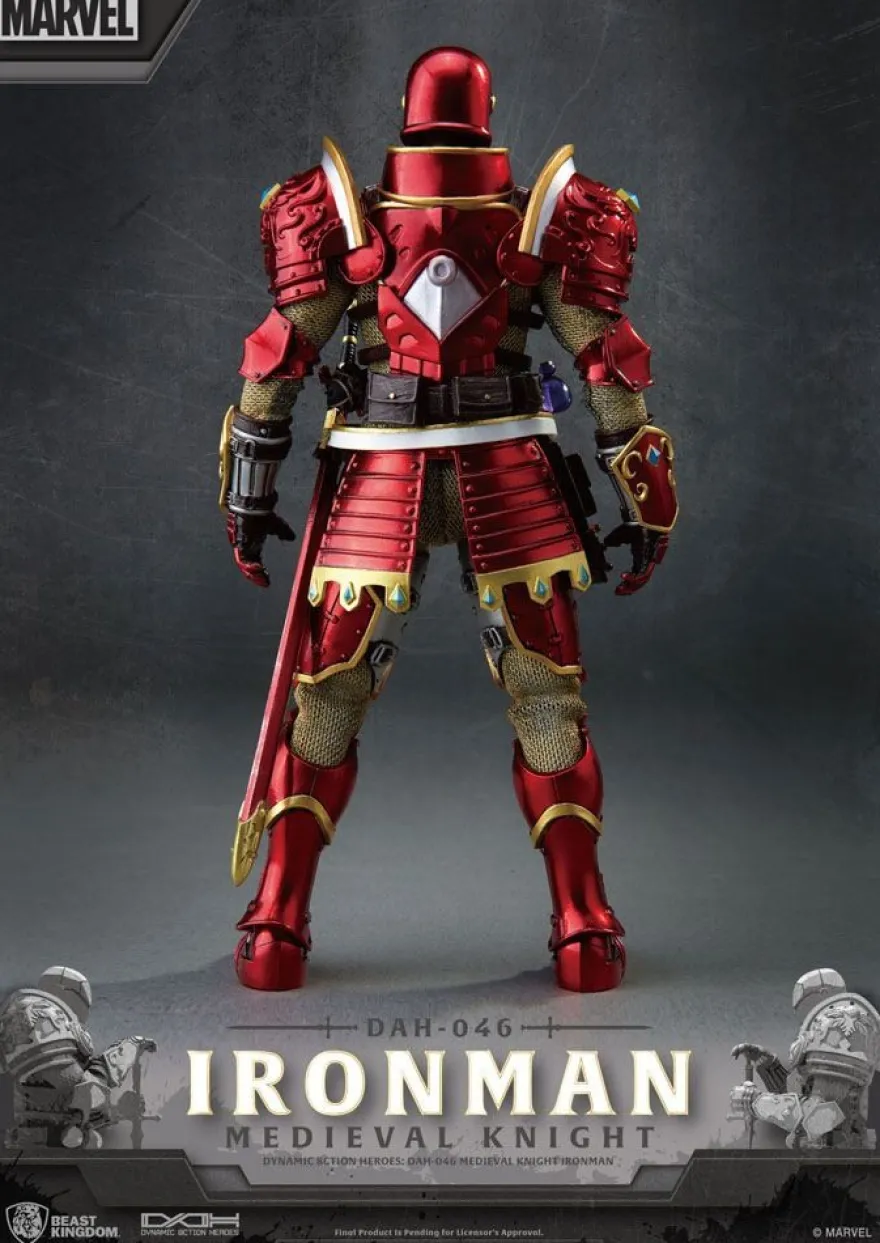 Marvel Dynamic 8ction Heroes Actionfigur Medieval Knight Iron Man