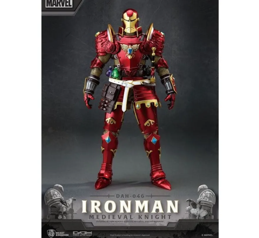 Marvel Dynamic 8ction Heroes Actionfigur Medieval Knight Iron Man