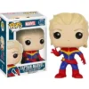 Marvel Funko Pop! Vinylfigur Captain Marvel (Unmasked) 148