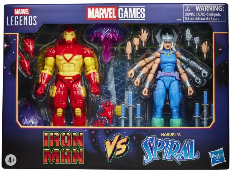 Marvel Games Marvel Legends Actionfiguren 2er-Pack Iron Man & Marvel's Spiral 15 cm