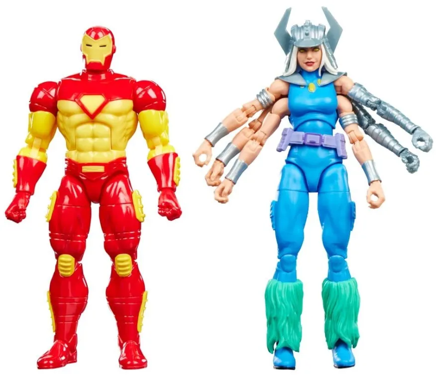 Marvel Games Marvel Legends Actionfiguren 2er-Pack Iron Man & Marvel's Spiral 15 cm