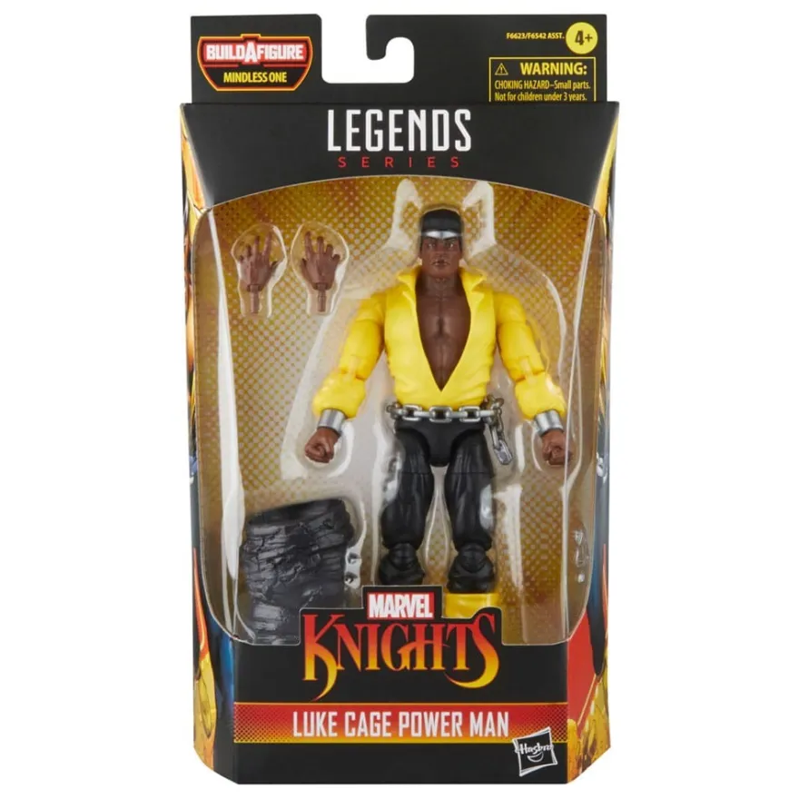 Marvel Knights Marvel Legends Actionfigur Luke Cage Power Man (BAF: Mindless One) 15 cm