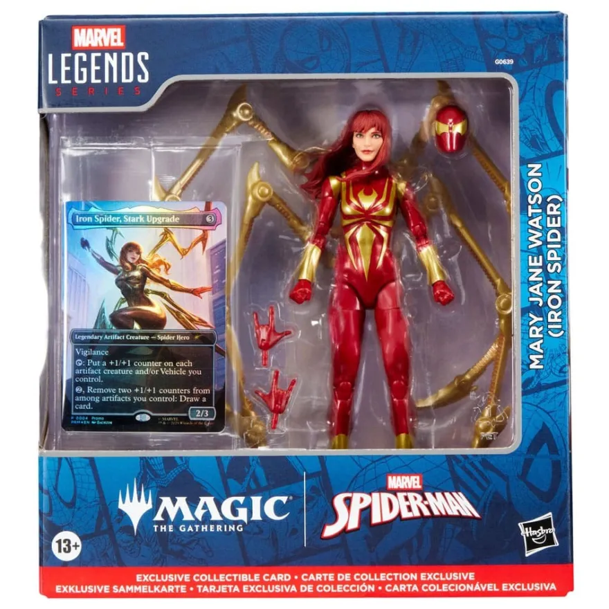 Marvel Legends Magic: The Gathering Actionfigur Mary Jane Watson (Iron Spider) (plus Foil-Karte)
