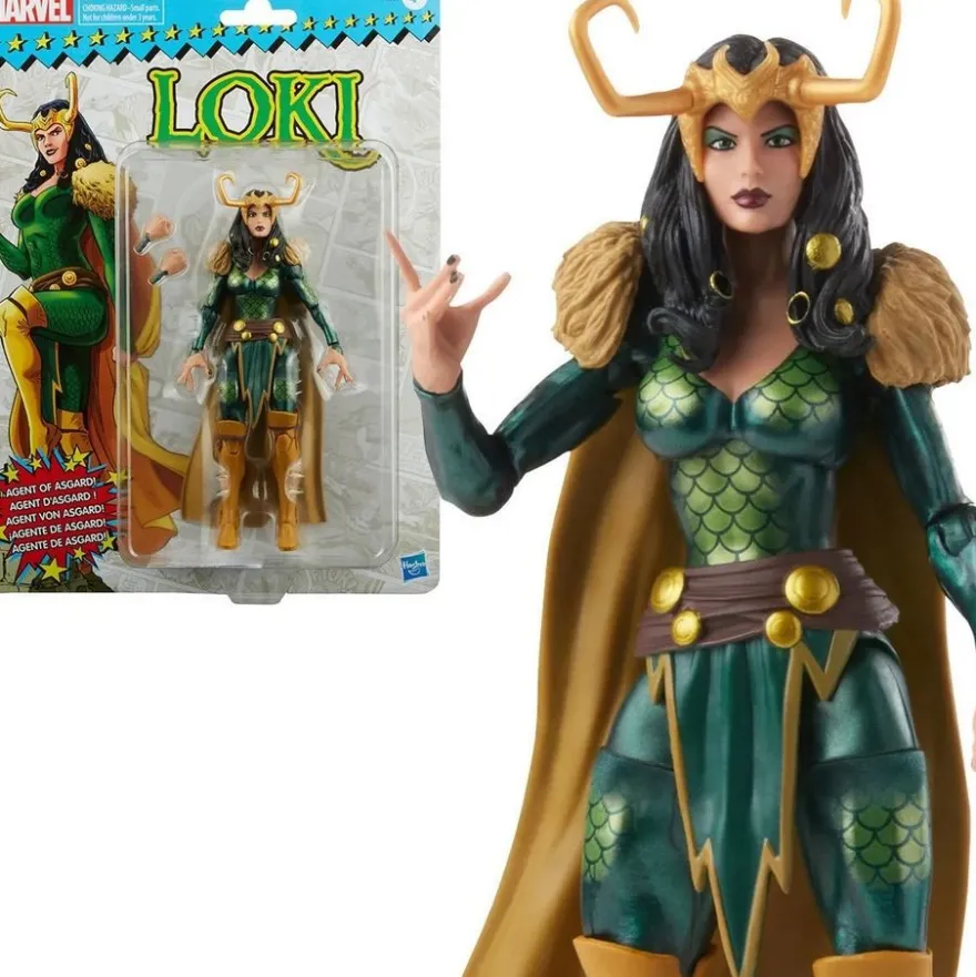 Marvel Legends Retro Actionfigur Loki Agent of Asgard