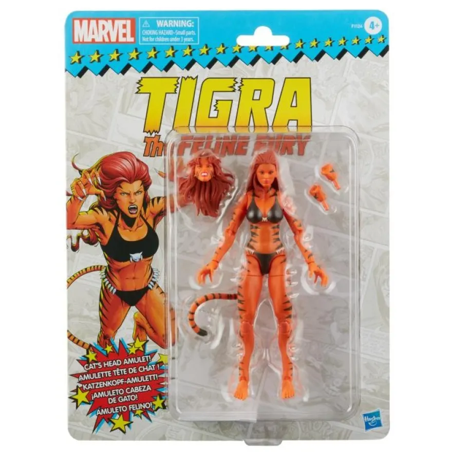 Marvel Legends Retro Actionfigur Tigra