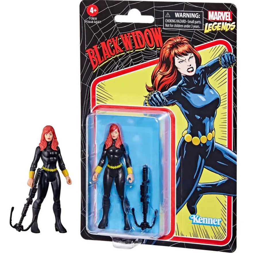 Marvel Legends Retro Actionfigur 10 cm Black Widow