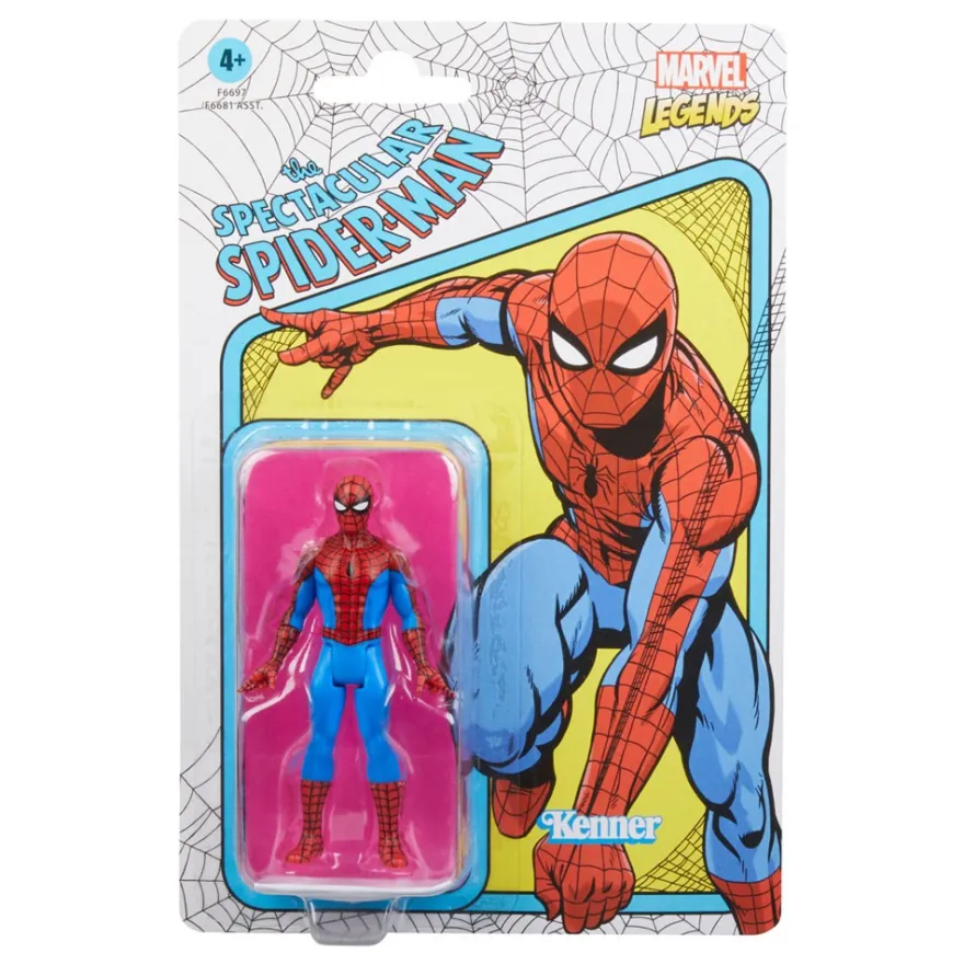 Marvel Legends Retro Collection Actionfigur The Spectacular Spider-Man 10 cm
