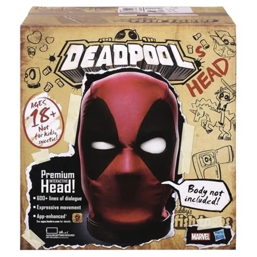 Marvel Legends Series Deadpool Interactive Electronic Mask Scale 1:1 Re-Run