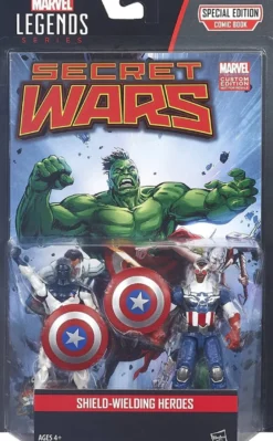 Marvel Legends Vance Astro & Captain America Actionfigur 2-Pack (Shield-Wielding Heroes)