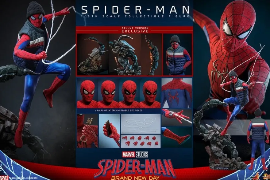 Marvel Spider-Man: Brand New Day Actionfigur 1/6 Spider-Man (Deluxe Version) 29 cm