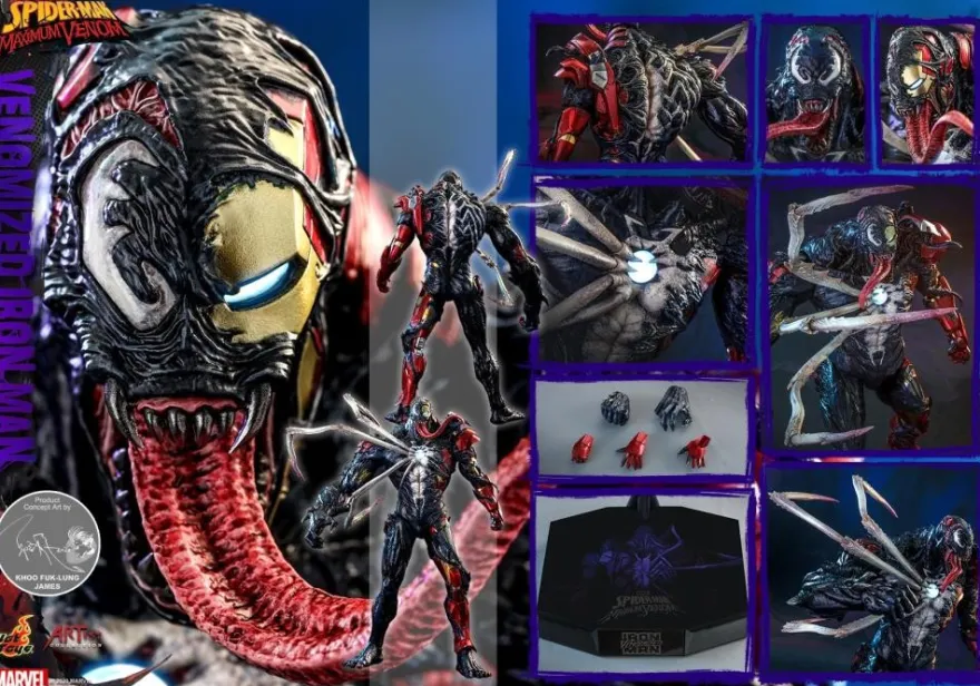 Marvel's Spider-Man: Maximum Venom Artist Collection Actionfigur 1/6 Venomized Iron Man