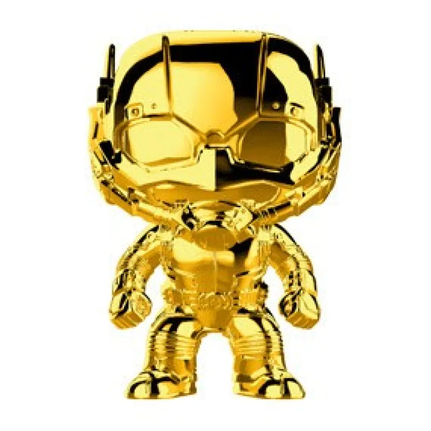 Marvel Studio's 10th Anniversary Funko Pop! Vinylfigur Ant-Man (Gold Chrome) 384