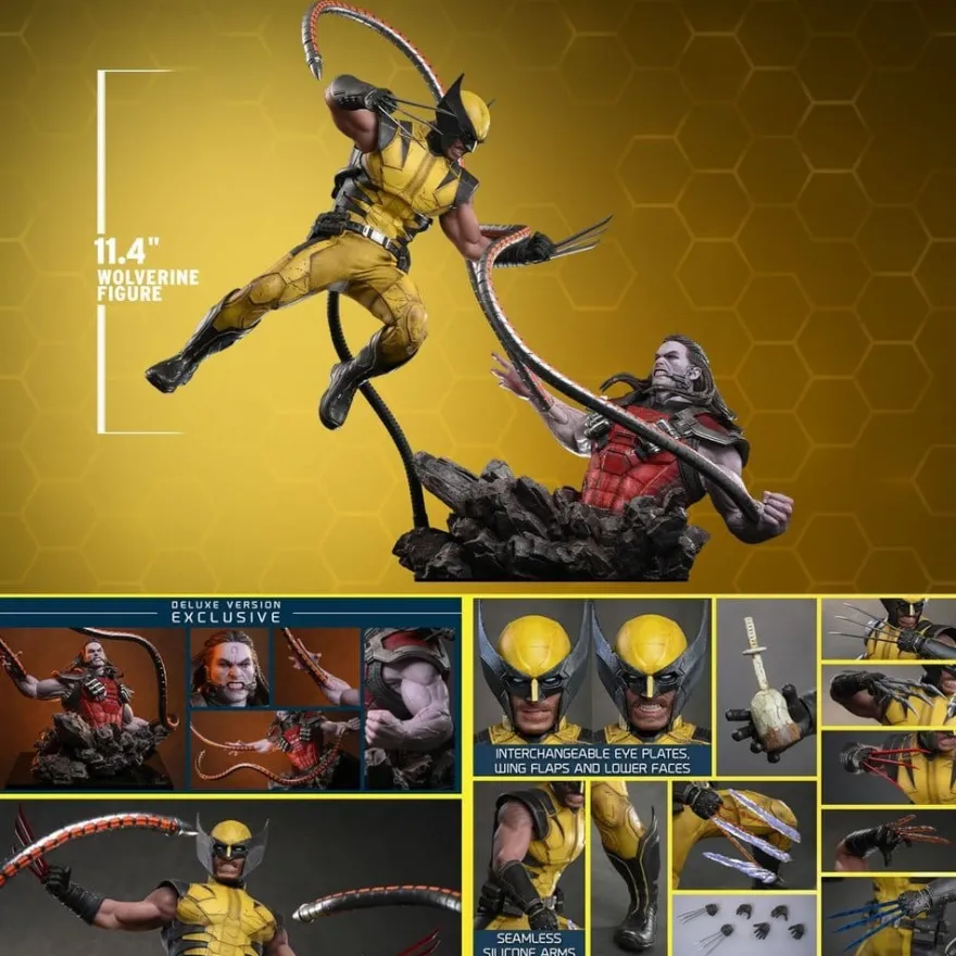 Marvel Video Game Masterpiece Actionfigur 1/6 Wolverine (Deluxe Version) 29 cm