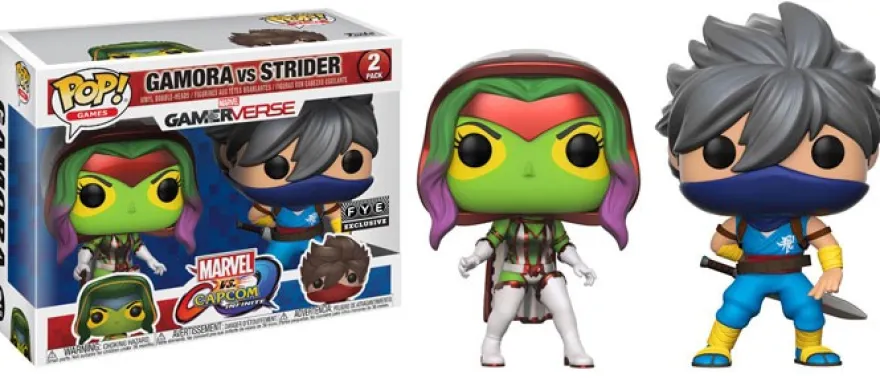 Marvel vs. Capcom: Infinite Funko Pop! Vinylfiguren Gamora & Strider 2-Pack Exclusive