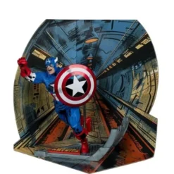 Marvel Wave 2 Captain America Captain America #100 1:10 Scale Posed Figure with Scene