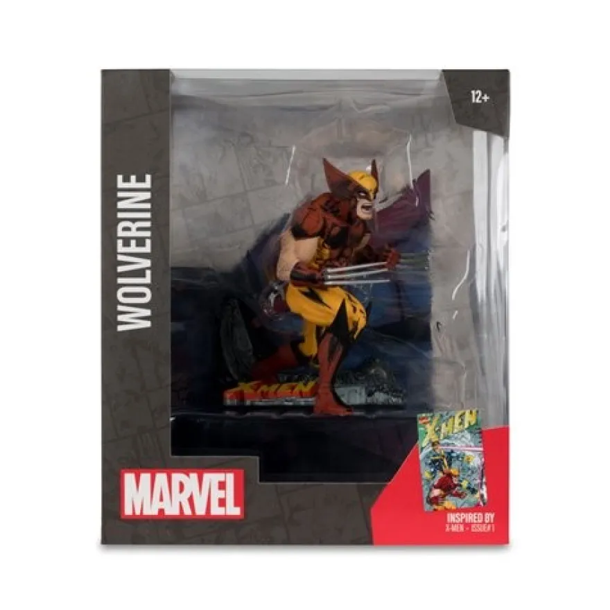 Marvel Wave 1 Wolverine X-Men #1 1:10 Scale Posed Figure with Scene
