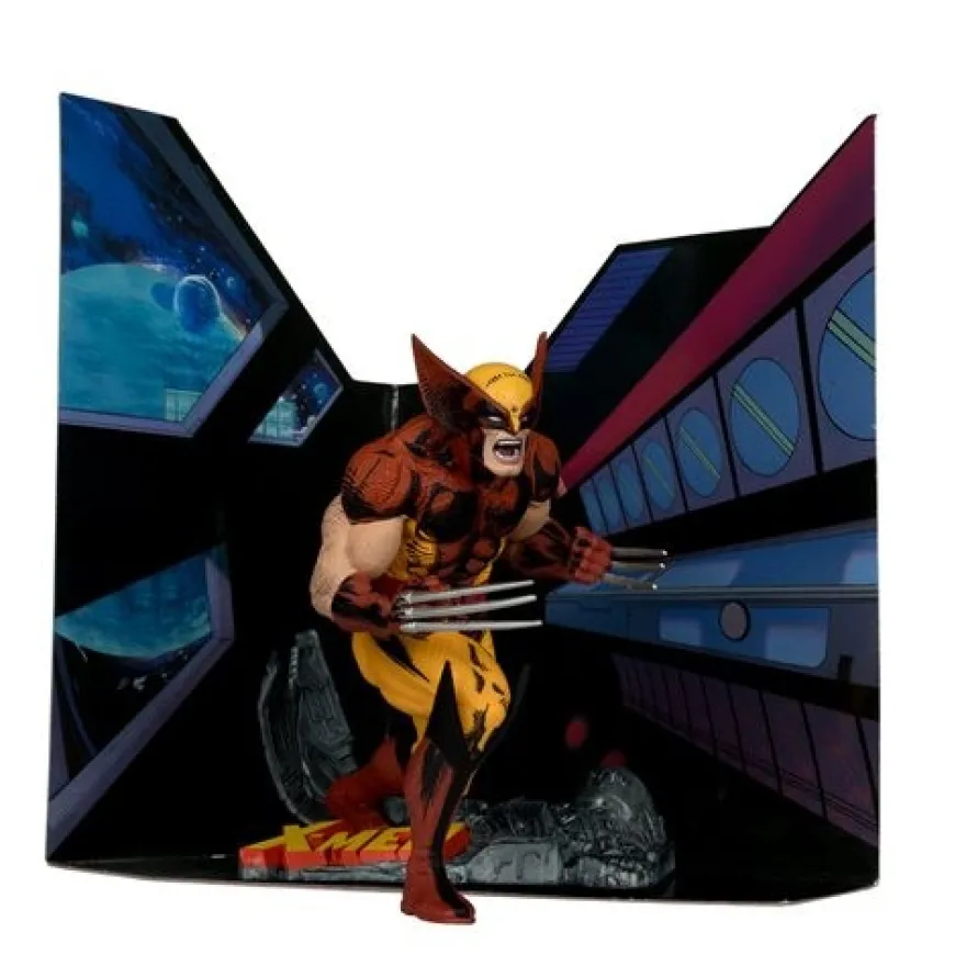 Marvel Wave 1 Wolverine X-Men #1 1:10 Scale Posed Figure with Scene